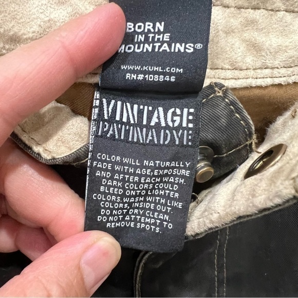 Kuhl Vintage Patina Dye Outdoor Pants Men’s Size 38x32 - Picture 10 of 11